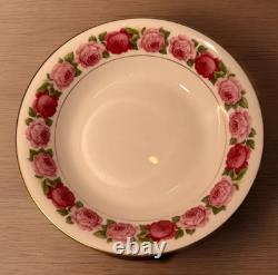 Very Rare Ancienne Manufacture Royale De Limoges 46 pcsRose De Paris