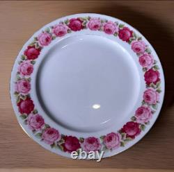 Very Rare Ancienne Manufacture Royale De Limoges 46 pcsRose De Paris