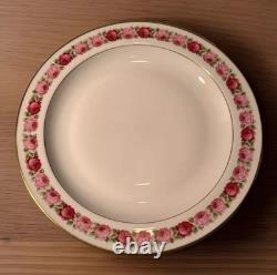 Very Rare Ancienne Manufacture Royale De Limoges 46 pcsRose De Paris
