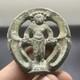 Very Rare Ancient Roman Bronze Queen Royal Figure Carved Amulet