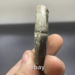Very Rare Ancient Roman Bronze Queen Royal Figure Carved Amulet