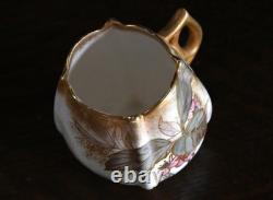 Very Rare Antique 1882 Beautiful Royal Doulton Demitasse Cup Saucer