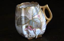 Very Rare Antique 1882 Beautiful Royal Doulton Demitasse Cup Saucer