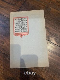 Very Rare Antique 1907 The Royal Tourist Early Car Advertising Brochure Book