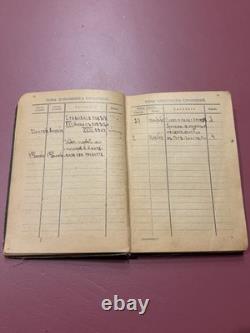 Very Rare Antique 1916-17 Imperial Russian Student Diary Kiev Gymnasium + Map