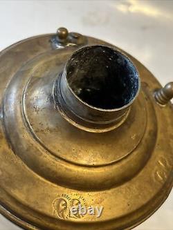 Very Rare Antique Alexander Imperial Small Russian Brass Samovar 11