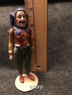 Very Rare Antique Bisque Royal Court Jester Doll 5