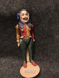 Very Rare Antique Bisque Royal Court Jester Doll 5