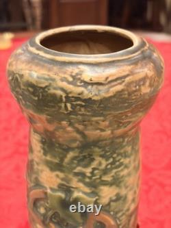 Very Rare Antique Roseville Imperial I Art Pottery 15 Candle Holder 1921 Ex Con