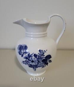 Very Rare Antique Royal Copenhagen Blue Flower Chocolate Pot