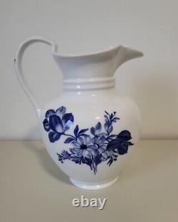 Very Rare Antique Royal Copenhagen Blue Flower Chocolate Pot