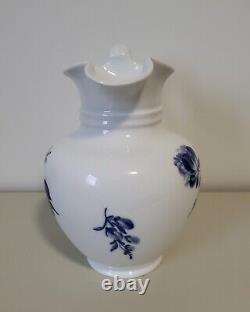 Very Rare Antique Royal Copenhagen Blue Flower Chocolate Pot