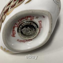Very Rare Bakewell Duckling Royal Crown Derby Gold Stopper