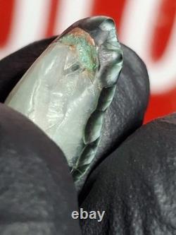 Very Rare Copper Prehnite Isle Royale Greenstone Turtleback Gem Chlorastrolite