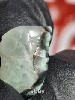 Very Rare Copper Prehnite Isle Royale Greenstone Turtleback Gem Chlorastrolite