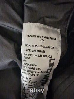 Very Rare Current Issue Royal Navy Goretex Foul Wet Weather Jacket MEDIUM