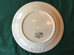 Very Rare Currier And & Ives Egg Plate Royal China 10 3/4 Eggplate Blue Print