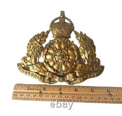 Very Rare Derbyshire Imperial Yeomanry Helmet Plate British Regiment 1900 -1901