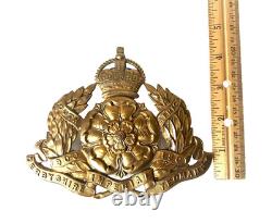 Very Rare Derbyshire Imperial Yeomanry Helmet Plate British Regiment 1900 -1901