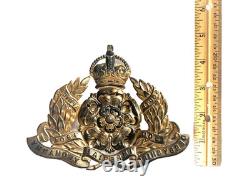 Very Rare Derbyshire Imperial Yeomanry Helmet Plate British Regiment 1900 -1901