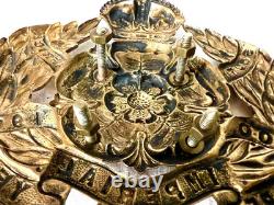 Very Rare Derbyshire Imperial Yeomanry Helmet Plate British Regiment 1900 -1901