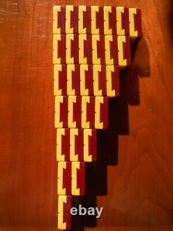 Very Rare Dovetail Bakelite Dominoes Royal Travel Games Set Chess Set Mint