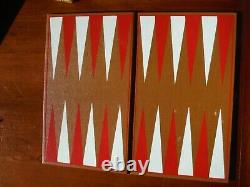 Very Rare Dovetail Bakelite Dominoes Royal Travel Games Set Chess Set Mint