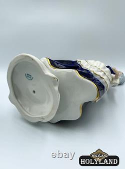 Very Rare! Elegant Vintage Porcelain Figurine Royal Dux 1960s Height 21 cm