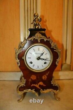 Very Rare Franz Hermle Imperial Boulle Gilt Ormolu clock