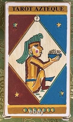 Very Rare! GRAND TAROT IMPERIAL AZTEQUE Aztec Tarot 1986 By Piatnik, Paris