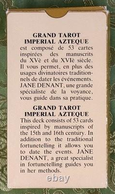 Very Rare! GRAND TAROT IMPERIAL AZTEQUE Aztec Tarot 1986 By Piatnik, Paris