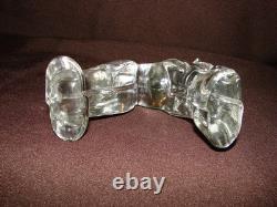 Very Rare HEISEY Glassware Airedale Clear Not by Imperial