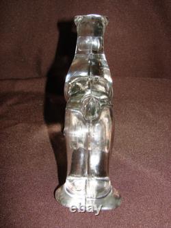 Very Rare HEISEY Glassware Airedale Clear Not by Imperial