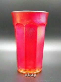 Very Rare! Imperial Chesterfield Stretch Carnival Glass Tumblerredgorgeous