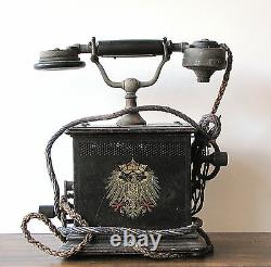 Very Rare Imperial German Telephone R Kruger WWI Era