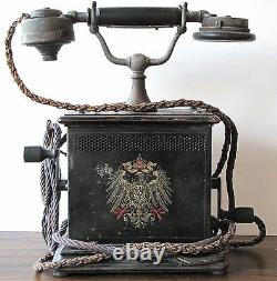 Very Rare Imperial German Telephone R Kruger WWI Era