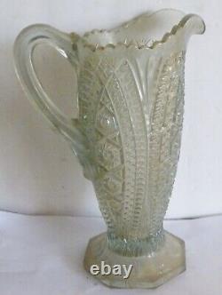 Very Rare Imperial Glass Co Pitcher EAPG 402 Smokey Gray ca 1909