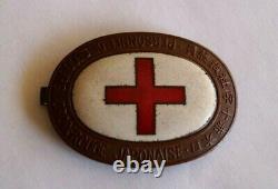 Very Rare! Japanese Imperial Army Red Cross Badge! Early and Rare badge 1904-45