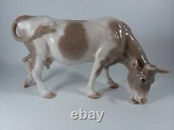 Very Rare Lauritz Jensen Grazing Cow Royal Copenhagen Large 11 x 6 1310 1553