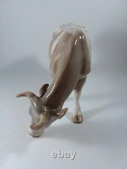 Very Rare Lauritz Jensen Grazing Cow Royal Copenhagen Large 11 x 6 1310 1553