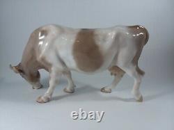 Very Rare Lauritz Jensen Grazing Cow Royal Copenhagen Large 11 x 6 1310 1553