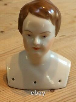 Very Rare Limited Edition Vintage ROYAL COPENHAGEN DENMARK Doll Head, Boy 3.75