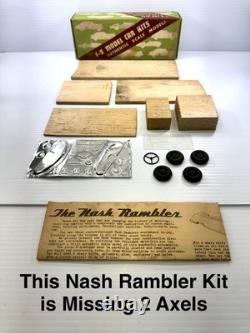 Very Rare Lot of (4) F-B Model Car Kits Nash Rambler & Chrysler Imperial NIB