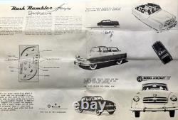 Very Rare Lot of (4) F-B Model Car Kits Nash Rambler & Chrysler Imperial NIB
