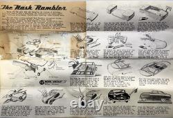 Very Rare Lot of (4) F-B Model Car Kits Nash Rambler & Chrysler Imperial NIB