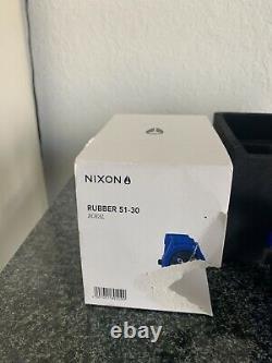 Very Rare NWT Nixon 51-30 Royal Blue Rubber Watch