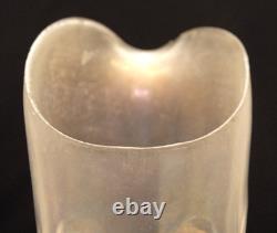Very Rare Northwood Dandelion White Carnival Glass Iridescent Pitcher Tankard