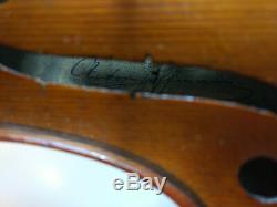 Very Rare Old Antique Anton Hoffman Violin 4/4 Maker to Austrian Imperial Court