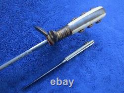 Very Rare Original German Imperial Etched Forestry Cutlass Dagger And Scabbard