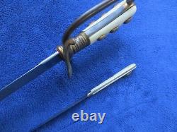 Very Rare Original German Imperial Triple Etched Cutlass Dagger And Scabbard